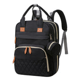 Foldable Diaper Bag Backpack Mommy Bag Travel Maternity Baby Changing Bags Black