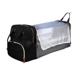 Foldable Diaper Bag Backpack Mommy Bag Travel Maternity Baby Changing Bags Black