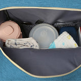 Foldable Diaper Bag Backpack Mommy Bag Travel Maternity Baby Changing Bags Blue