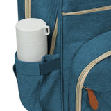 Foldable Diaper Bag Backpack Mommy Bag Travel Maternity Baby Changing Bags Blue