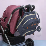 Foldable Diaper Bag Backpack Mommy Bag Travel Maternity Baby Changing Bags Dark Blue