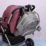 Foldable Diaper Bag Backpack Mommy Bag Travel Maternity Baby Changing Bags Grey