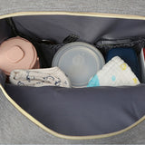 Foldable Diaper Bag Backpack Mommy Bag Travel Maternity Baby Changing Bags Grey