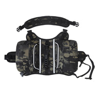 Travel Outdoors Pet Dog Backpack Adjustable Camping Hiking Dog Backpack Black