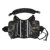 Travel Outdoors Pet Dog Backpack Adjustable Camping Hiking Dog Backpack Black