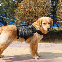Travel Outdoors Pet Dog Backpack Adjustable Camping Hiking Dog Backpack Black