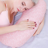 Pillow and Positioner for Baby Breastfeeding with Detachable Backrest Pink
