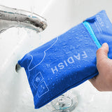 Set of 7Pcs Travel Packing Cube Pouch Clothes Storage Bags Suitcase Luggage Organizer Blue