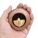 Wood Wind Chime Doorbell Shopkeepers Bell Decorative Doorbell with Brass Bell Creative Gift Coffee