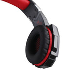 Gaming Headset MIC LED Headphones Surround for PC Mac Laptop Phone Red