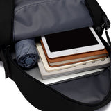 Wheeled Travel Luggage Backpack Travel Shoulder Trolley Backpack Black