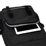 Wheeled Travel Luggage Backpack Travel Shoulder Trolley Backpack Black