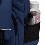 Wheeled Travel Luggage Backpack Travel Shoulder Trolley Backpack Blue