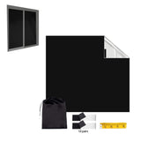 Portable Blackout Window Shades Temporary Curtain