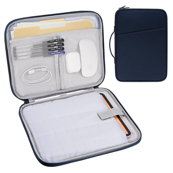 10.8-11 Inches Tablet Sleeve Case Pouch Bag Laptop Bag For iPad Blue