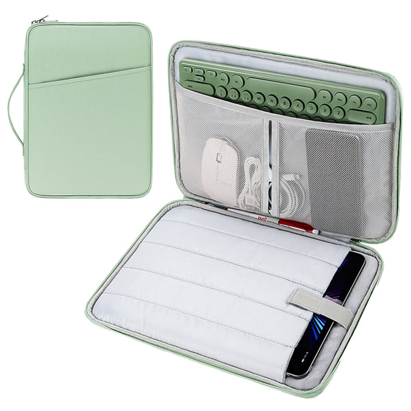 10.8-11 Inches Tablet Sleeve Case Pouch Bag Laptop Bag For iPad Green