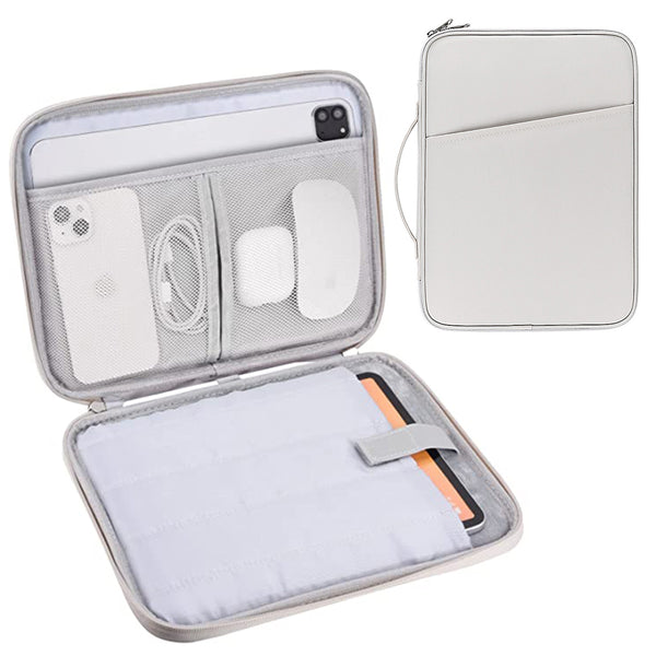 10.8-11 Inches Tablet Sleeve Case Pouch Bag Laptop Bag For iPad White