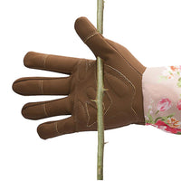 Pair of Gardening Gloves for Women Long Sleeve Thorn-proof Prunching Garden Gloves Gardening Accessories Coffee