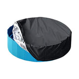 244cm Portable Dog Pet Bath Pool Cover Round Collapsible Bathing Tub Pool Cover