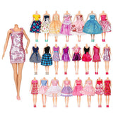 50Pcs Doll Clothes & Accessories Set DIY Dollhouse Toy Gift for Girls