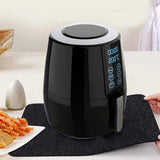 2Pcs Heat Resistant Air Fryer Mats Anti-Slip Countertop Protectors for Kitchen Appliances
