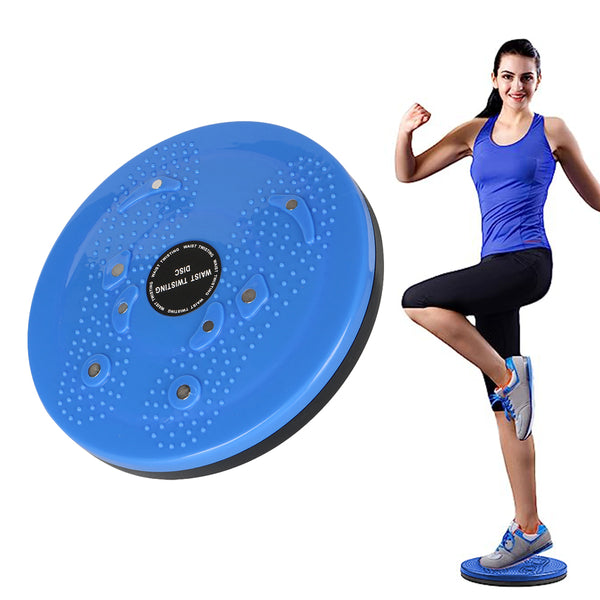 Waist Twister Disc Foot Massage Board Rotating Balance Board Blue