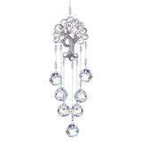 Hanging Suncatcher Rainbow Makers Ball Prisms Tree of Life Pendant Home Window Decoration Transparent
