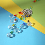 Hanging Suncatcher Rainbow Makers Ball Prisms Tree of Life Pendant Home Window Decoration Colorful