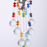 Hanging Suncatcher Rainbow Makers Ball Prisms Tree of Life Pendant Home Window Decoration Colorful