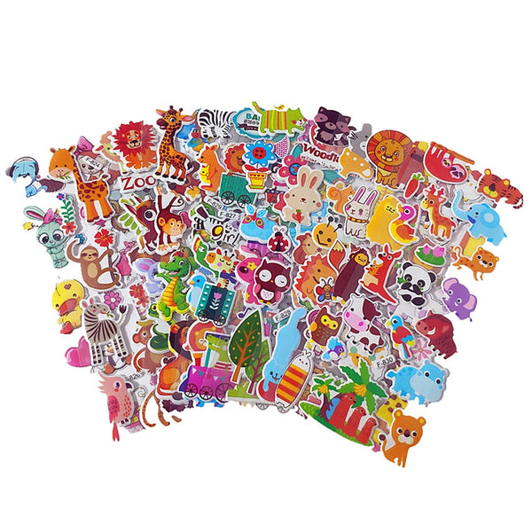 50 Sheets 3D Stickers for Kids Puffy Stickers Variety Pack for Scrapbooking