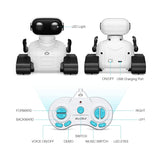 Rechargeable Remote Control Robot Toys with Music and LED Eyes for Boys and Girls