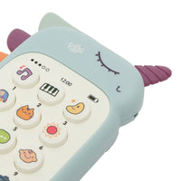 Baby Unicorn Toy Phone Pretend Phone Toy Musical Phone Toy Blue