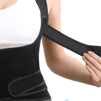 Adjustable Back Brace Posture Corrector Lumbar Back Support Belt Shoulder Brace