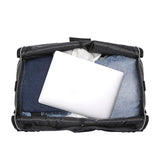 Carry on Garment Bag Travel Overnight Duffel Bag Suit Bag with Shoe Compartment Black