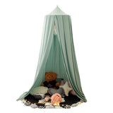 Dome Bed Canopy Hanging Canopy Dreamy Decor Frills Bed Canopy for Room Green