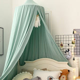 Dome Bed Canopy Hanging Canopy Dreamy Decor Frills Bed Canopy for Room Green