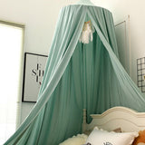 Dome Bed Canopy Hanging Canopy Dreamy Decor Frills Bed Canopy for Room Green