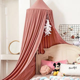 Dome Bed Canopy Hanging Canopy Dreamy Decor Frills Bed Canopy for Room Red