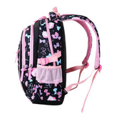3pcs Set School Bag Travel Backpack Black