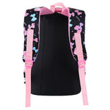 3pcs Set School Bag Travel Backpack Black