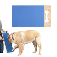 Wooden Dog Nail Scratch Board Pet Paw Nail File Pad Grinding Safety Nail Trimmer Trainer Blue