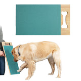 Wooden Dog Nail Scratch Board Pet Paw Nail File Pad Grinding Safety Nail Trimmer Trainer Green
