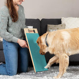 Wooden Dog Nail Scratch Board Pet Paw Nail File Pad Grinding Safety Nail Trimmer Trainer Green