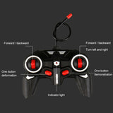 Remote Control Car Toy Transform Robot Toy RC Car White
