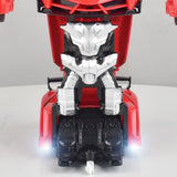 Remote Control Car Toy Transform Robot Toy RC Car Red