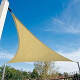 Triangle Sun Shade Sail Cloth Canopy Outdoor Awning Cover