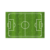 Football Field Playmat Non-slip Green Grass Floor Mat Home Room Decor