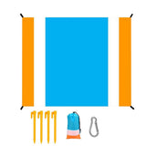 Portable Beach Mat Water-resistant Beach Blanket Picnic Mat Style 1