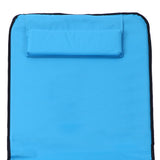 Folding Beach Chair Portable Camping Floor Chair Adjustable Lounge Chair