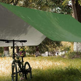 Camping Hammock with Mosquito Net Rain Fly Tarp Portable Single Hammock Blue